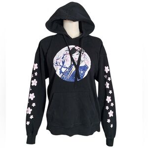 Tokidoki-Con Haiku Men’s Black Graphic Pullover Hoodie Size Small.